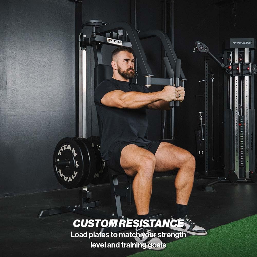 Amazon.co.jp: Titan Fitnessプレート搭載PECフライ&リバースデル